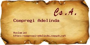 Csepregi Adelinda névjegykártya